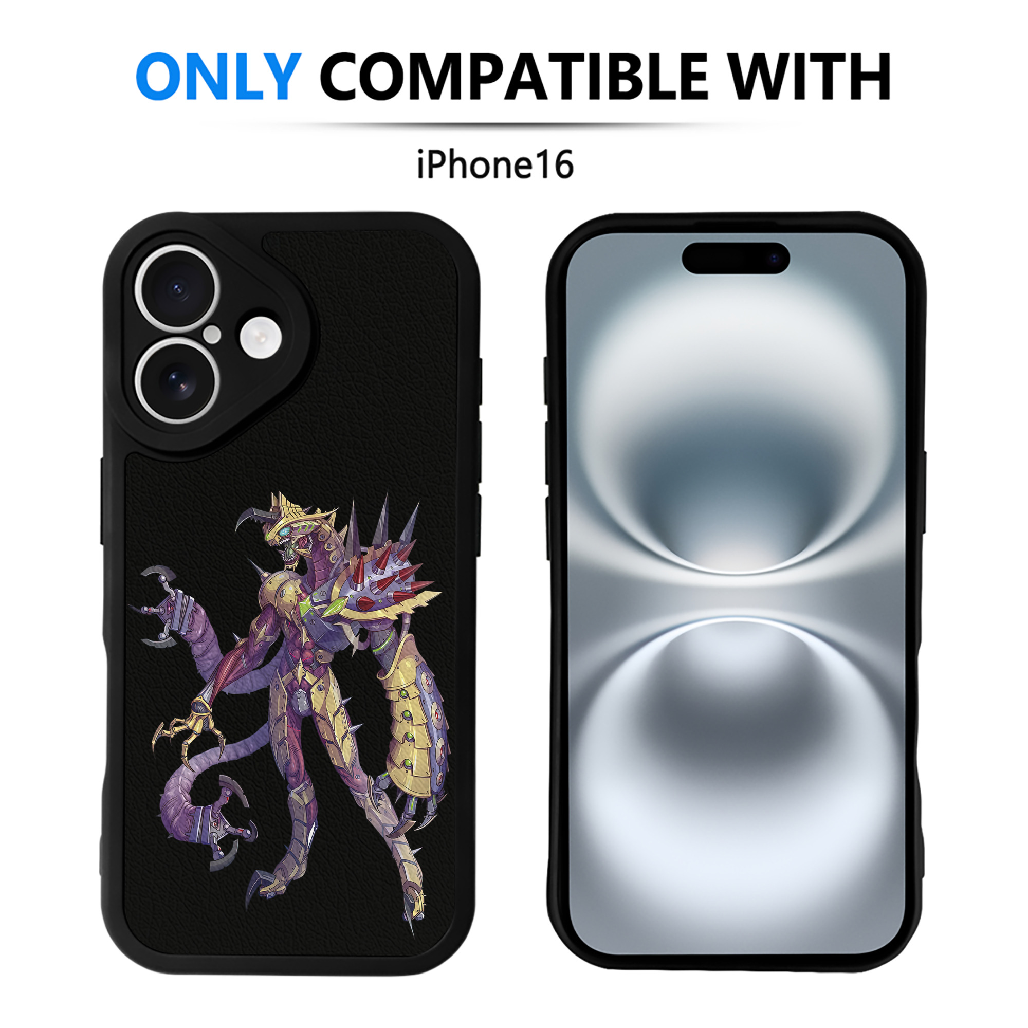 （画像用） ウルトラマン Ultraman 【iPhone 16シリーズ対応】シリコンスマホケース（レザー調） 材質：シリコン